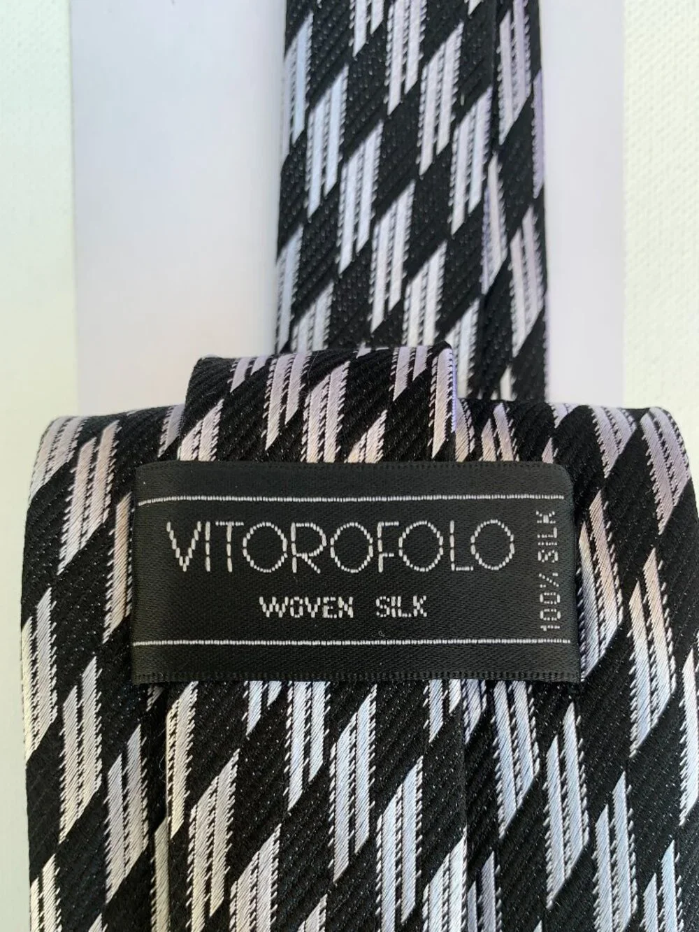 VITO RUFOLO 100% Silk Tie for Men Made in Italy 57